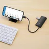 Baseus Lite Series wielofunkcyjny HUB USB Typ C - 2 x USB 3.0 / USB Typ C / HDMI 1,4 / SD/TF OTG czarny (WKQX050001)
